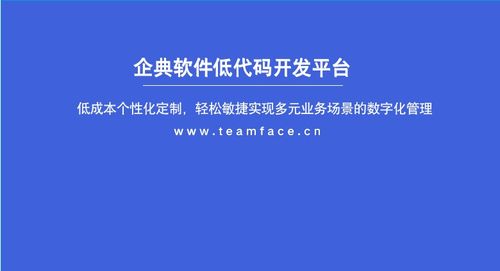 企典软件低代码平台为b2b企业数字转型升级赋能